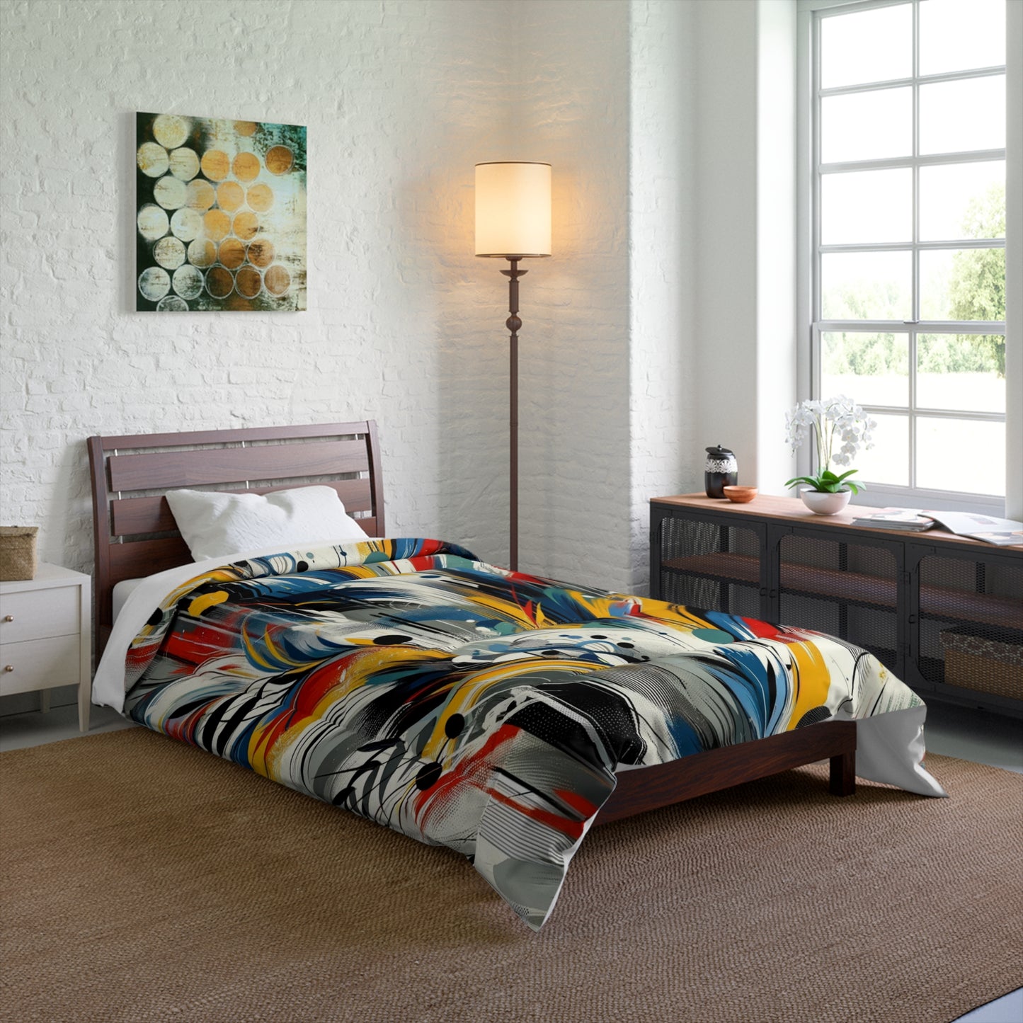 Abstract Expressionist Comforter