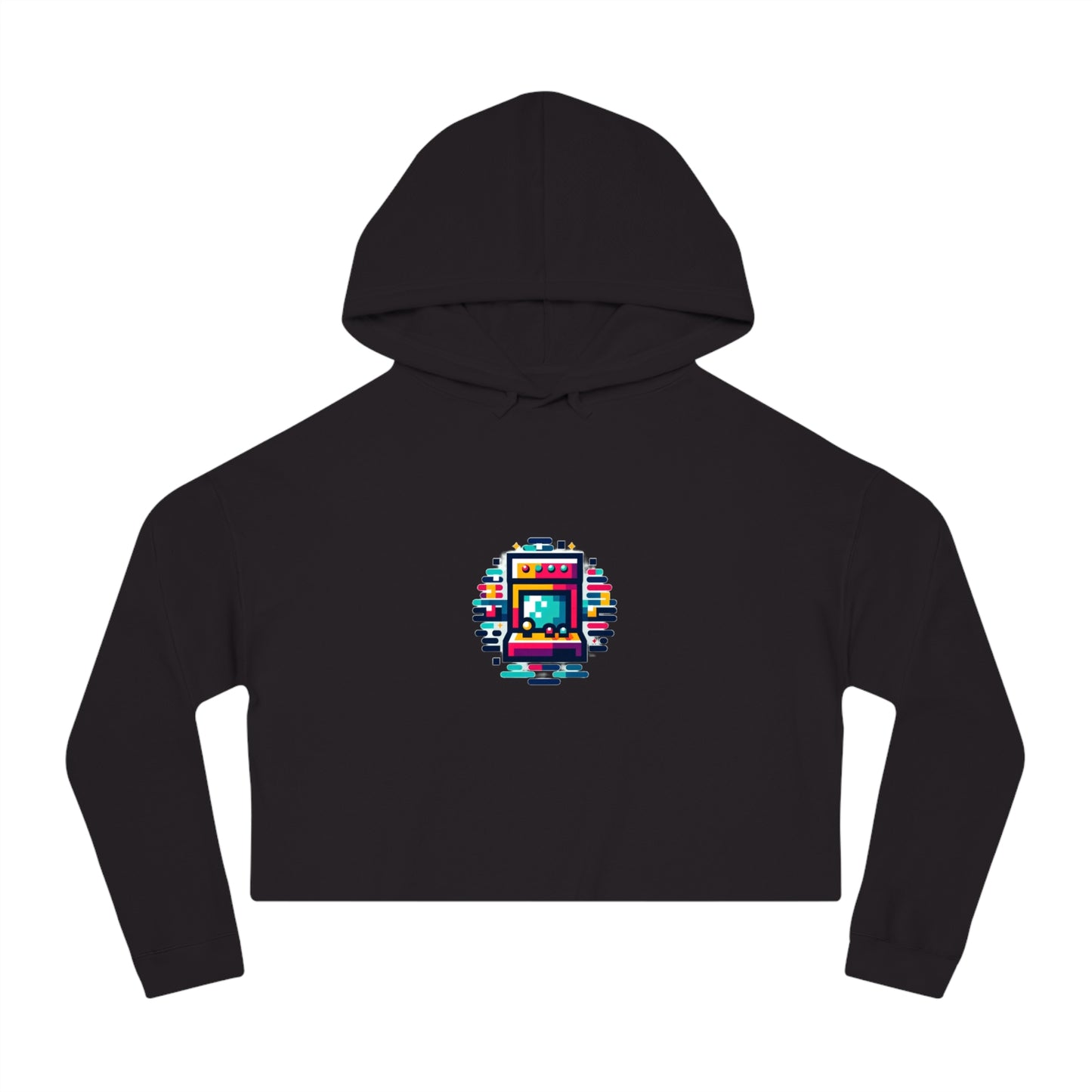 Pixel Playtime Hoodie - Vibrant Retro Arcade Design