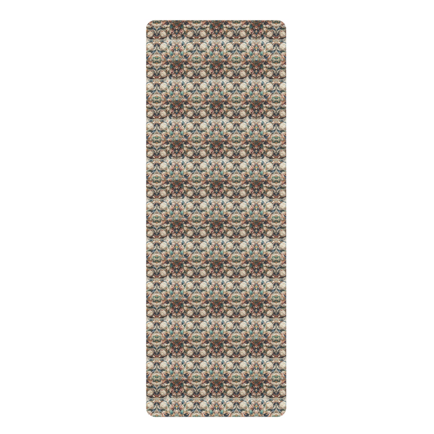 Luxe Elegance Yoga Mat: Premium Microfiber Suede with Artful Design