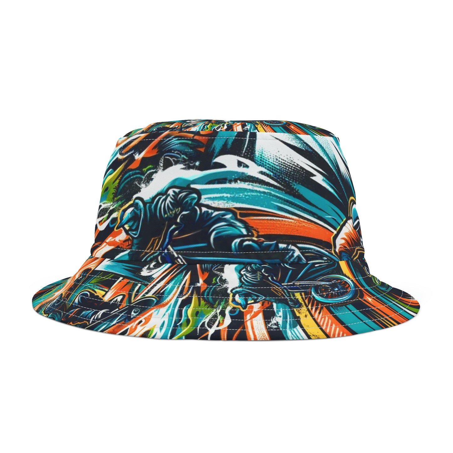 "Adrenaline Rush" Extreme Sports Bucket Hat