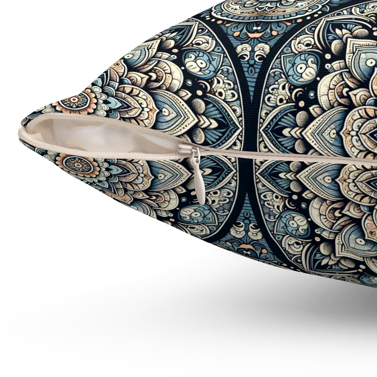 Serenity Mandala Square Pillow