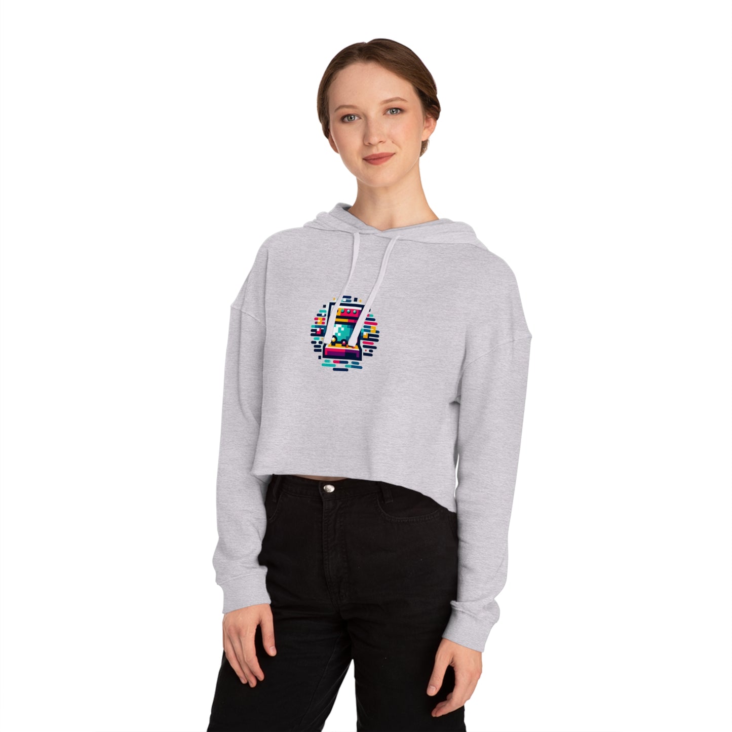Pixel Playtime Hoodie - Vibrant Retro Arcade Design