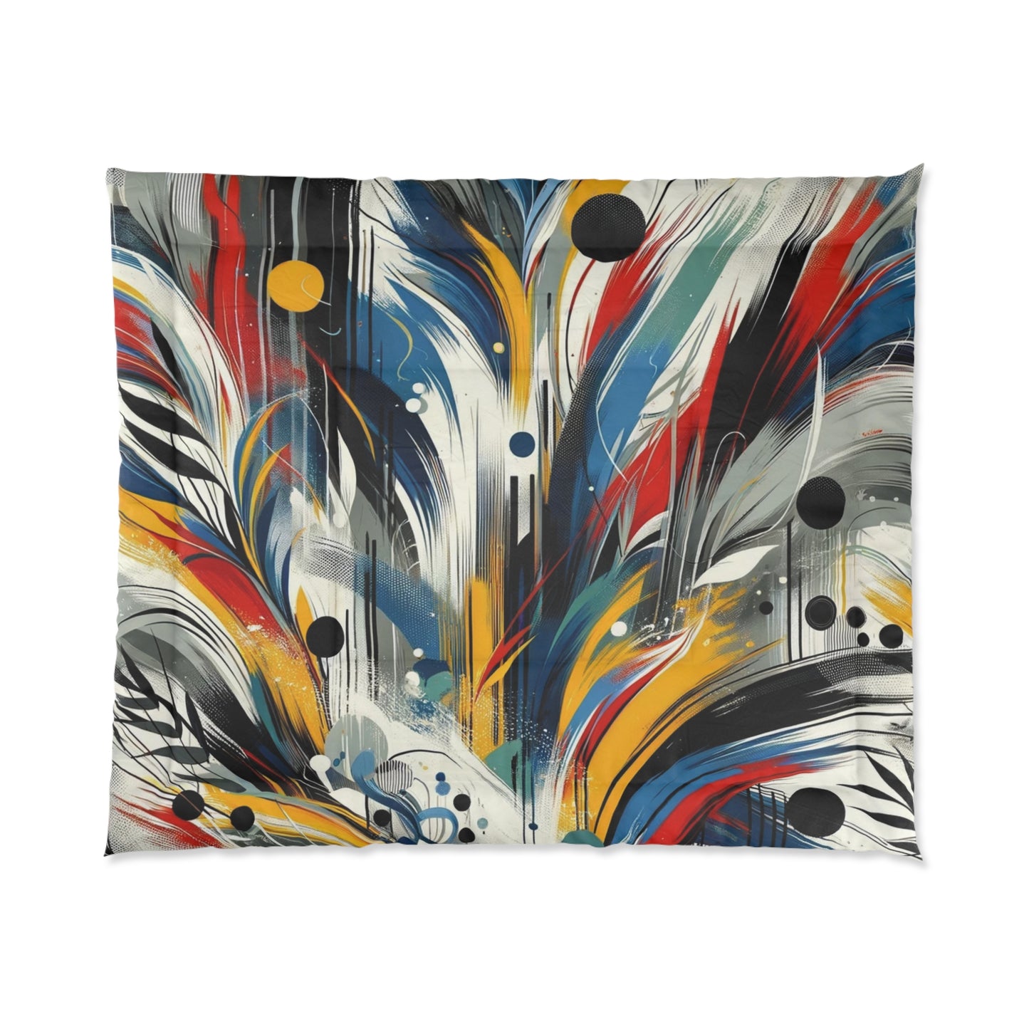 Abstract Expressionist Comforter