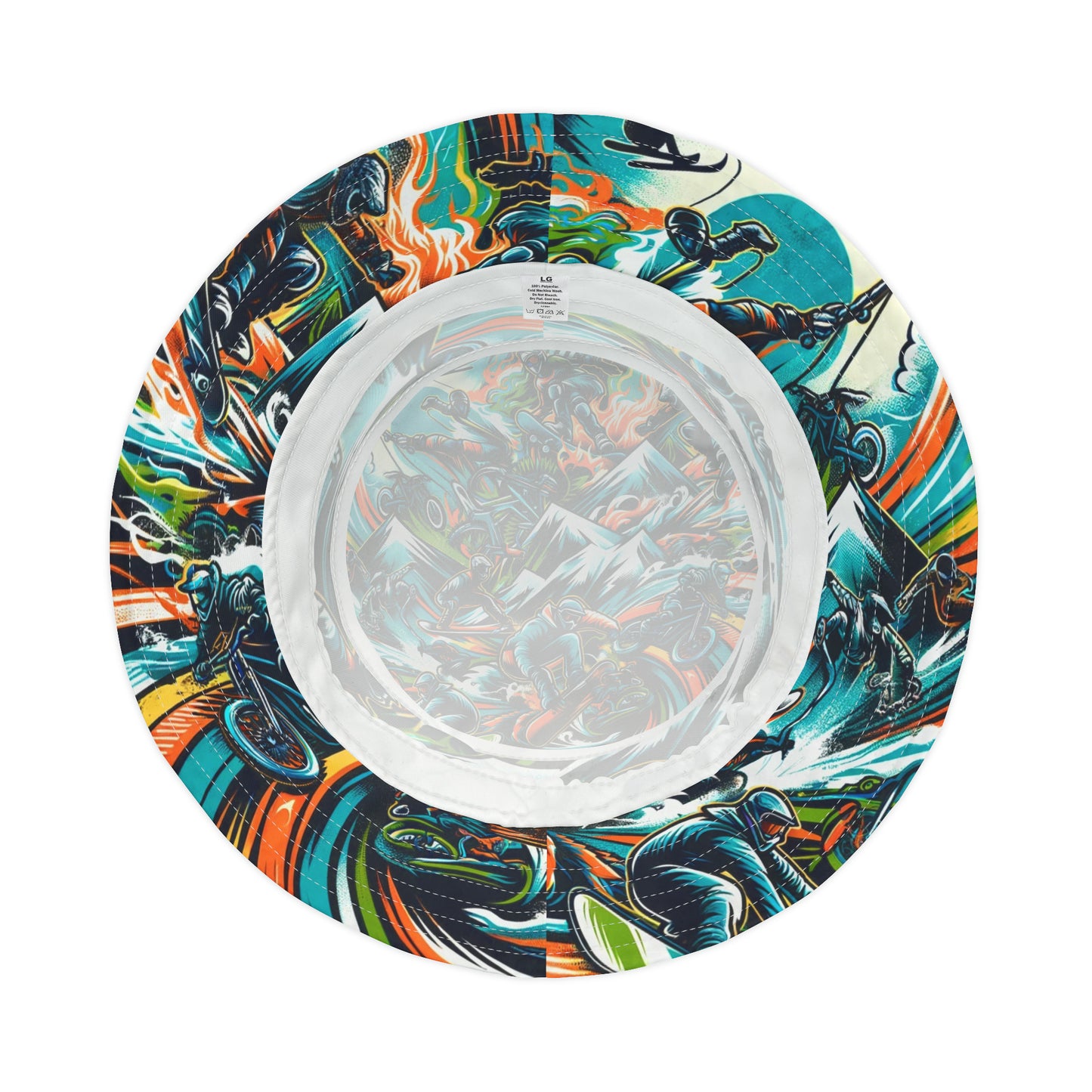 "Adrenaline Rush" Extreme Sports Bucket Hat