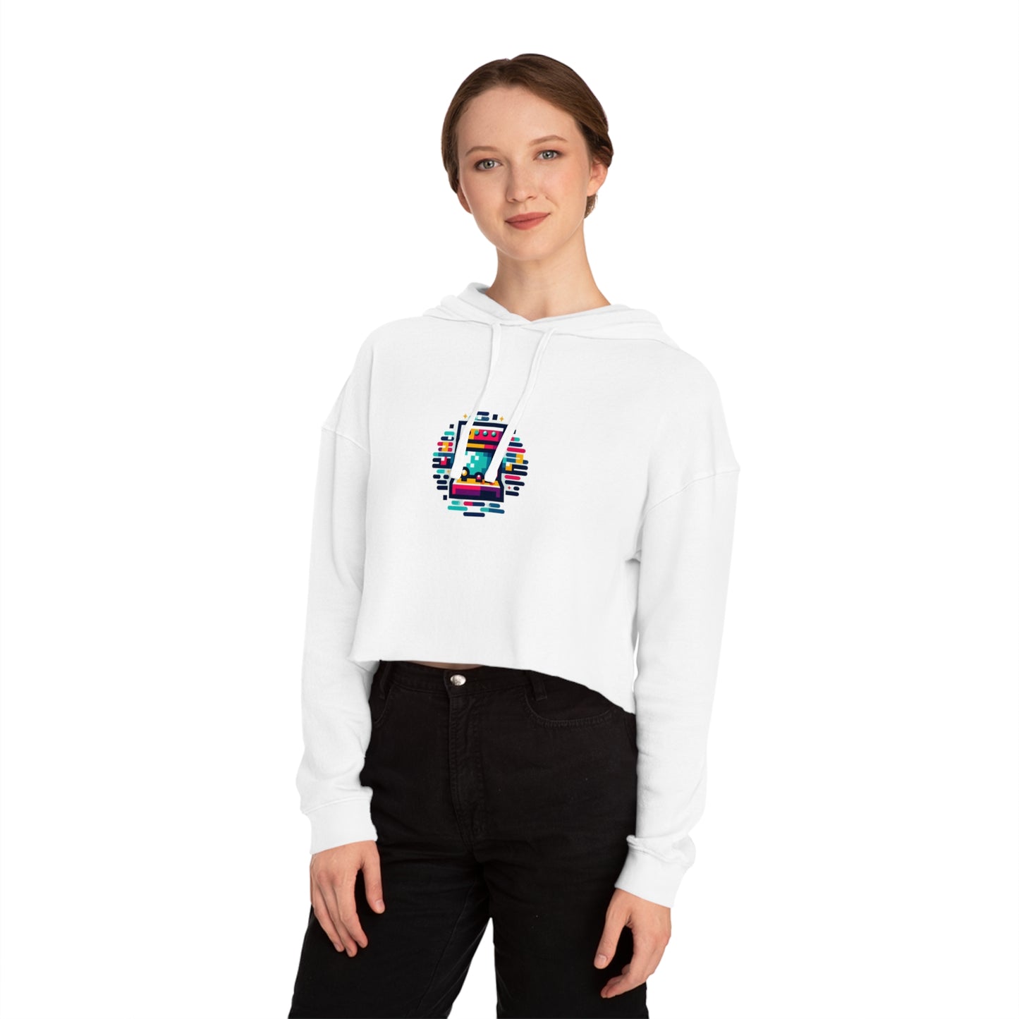Pixel Playtime Hoodie - Vibrant Retro Arcade Design