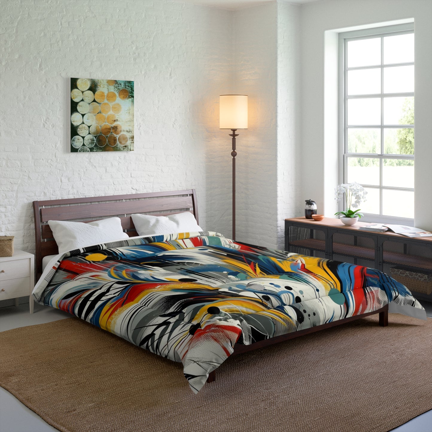Abstract Expressionist Comforter