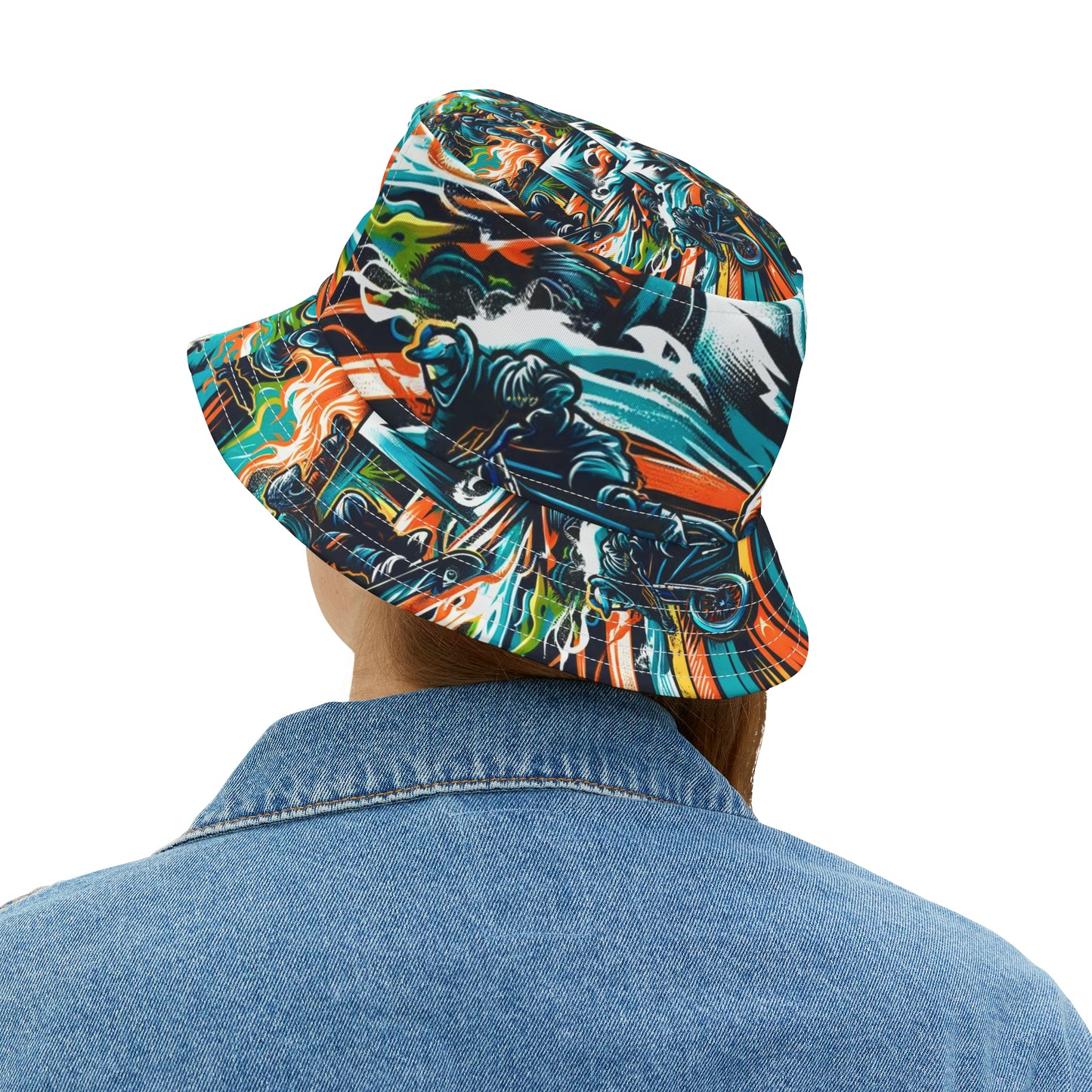 "Adrenaline Rush" Extreme Sports Bucket Hat