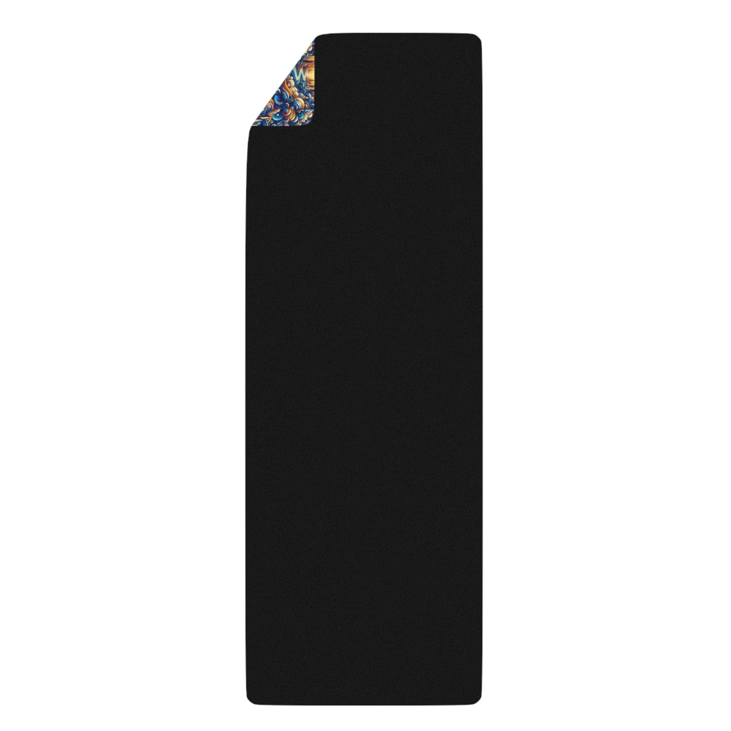 World Explorer Yoga Mat: Elite Microfiber with Intricate Global Design