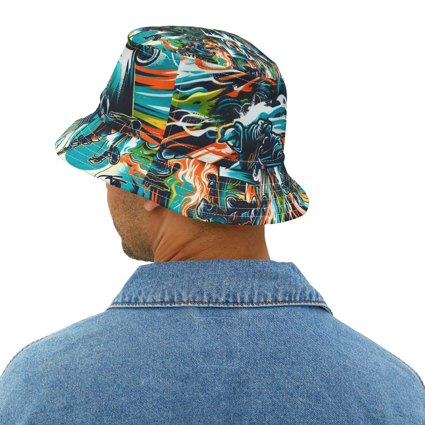"Adrenaline Rush" Extreme Sports Bucket Hat