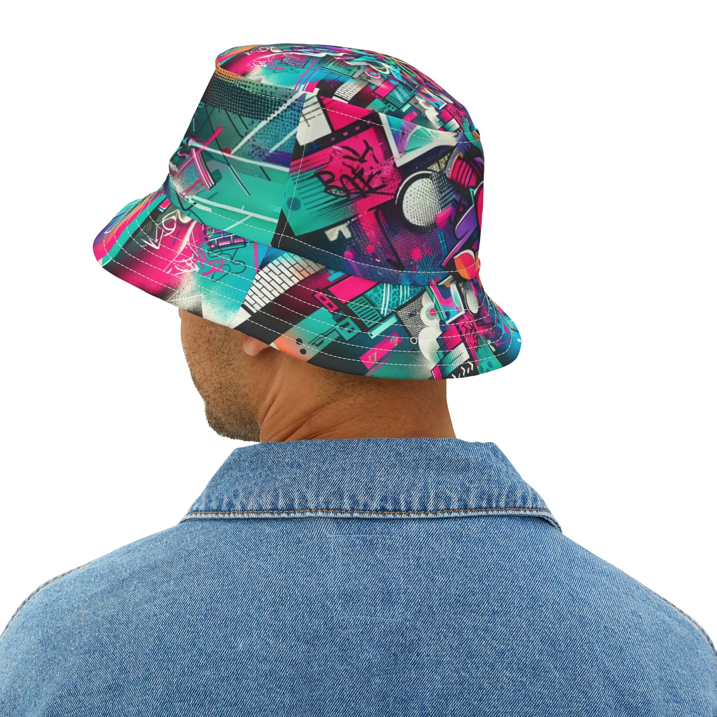 "Urban Graffiti" Street Art Inspired Bucket Hat