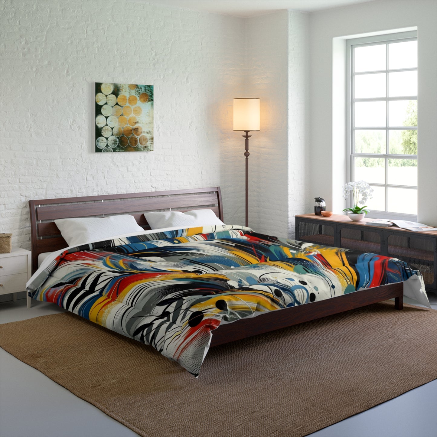 Abstract Expressionist Comforter