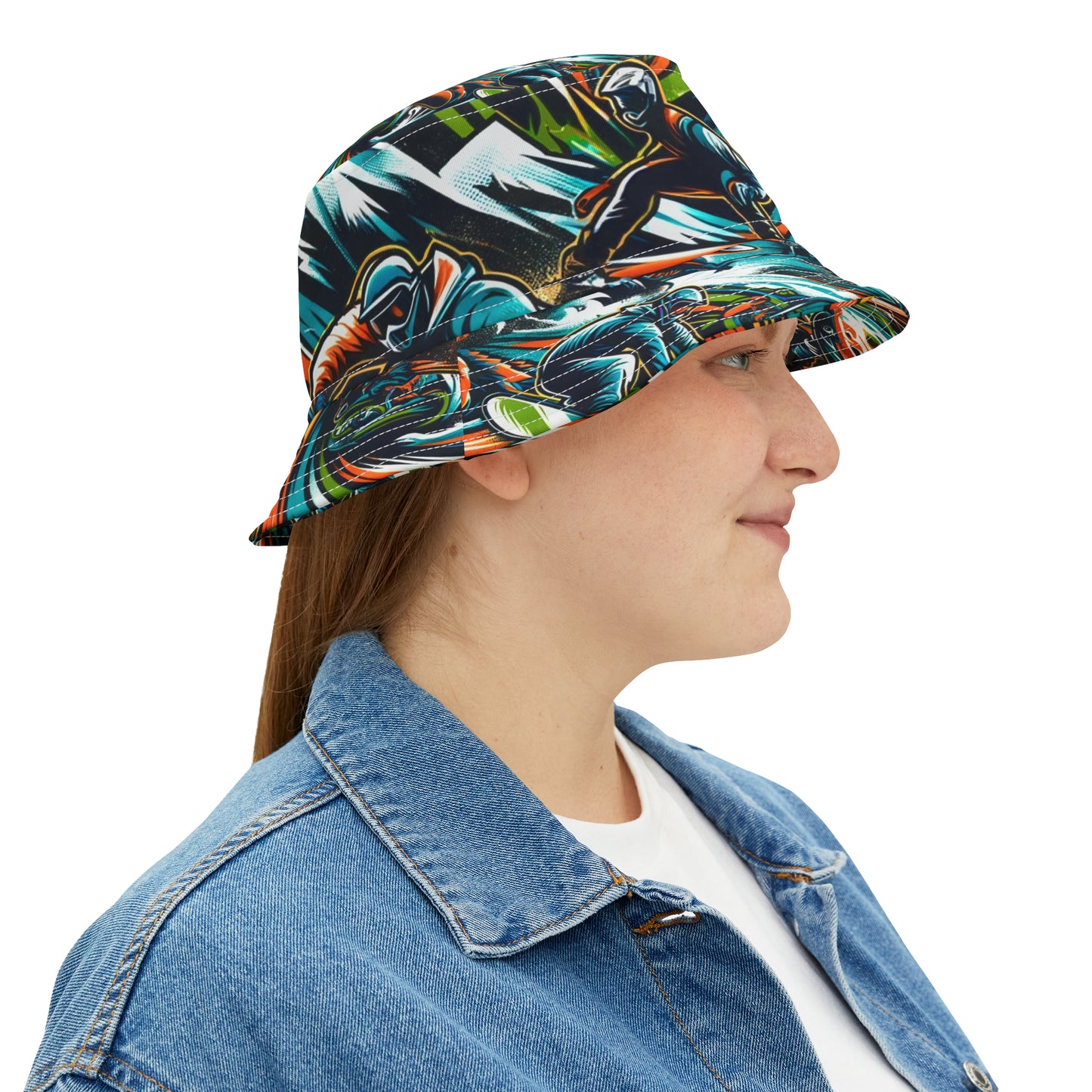 "Adrenaline Rush" Extreme Sports Bucket Hat