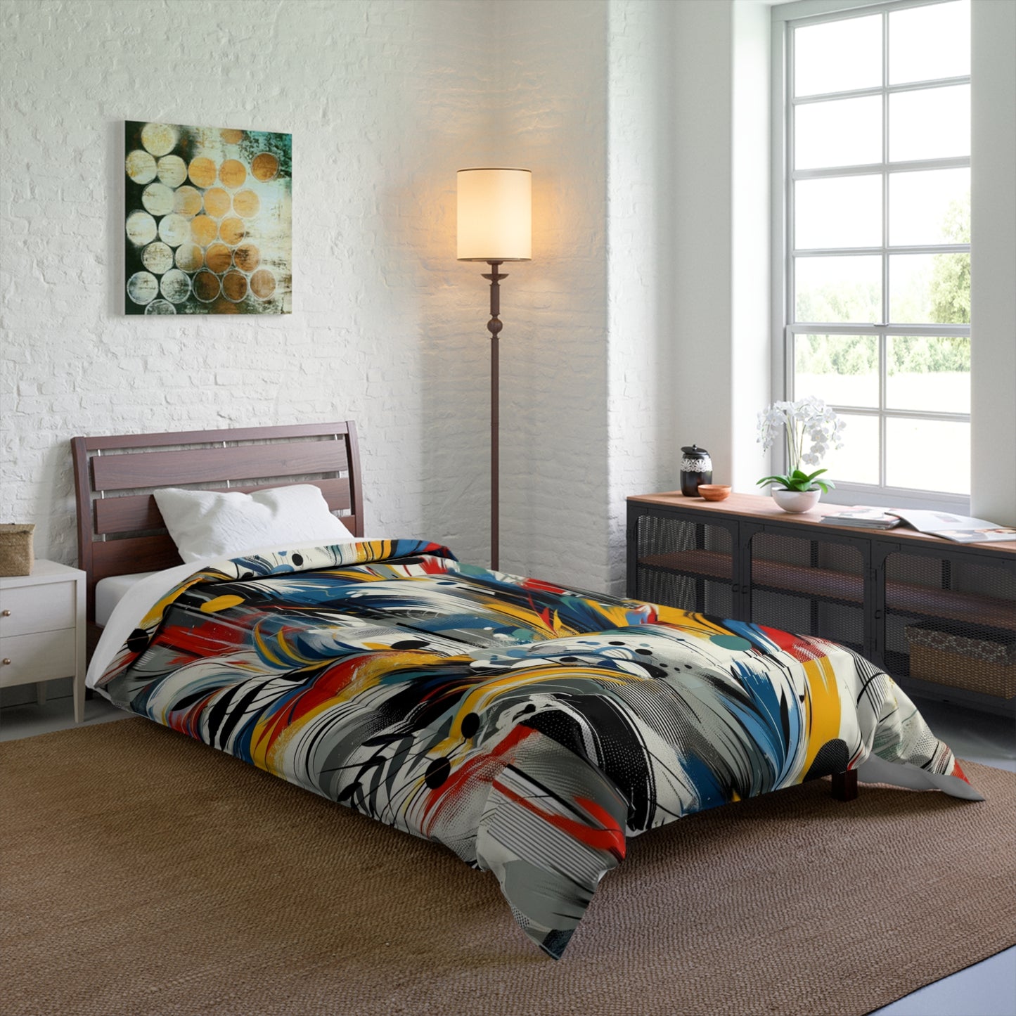 Abstract Expressionist Comforter