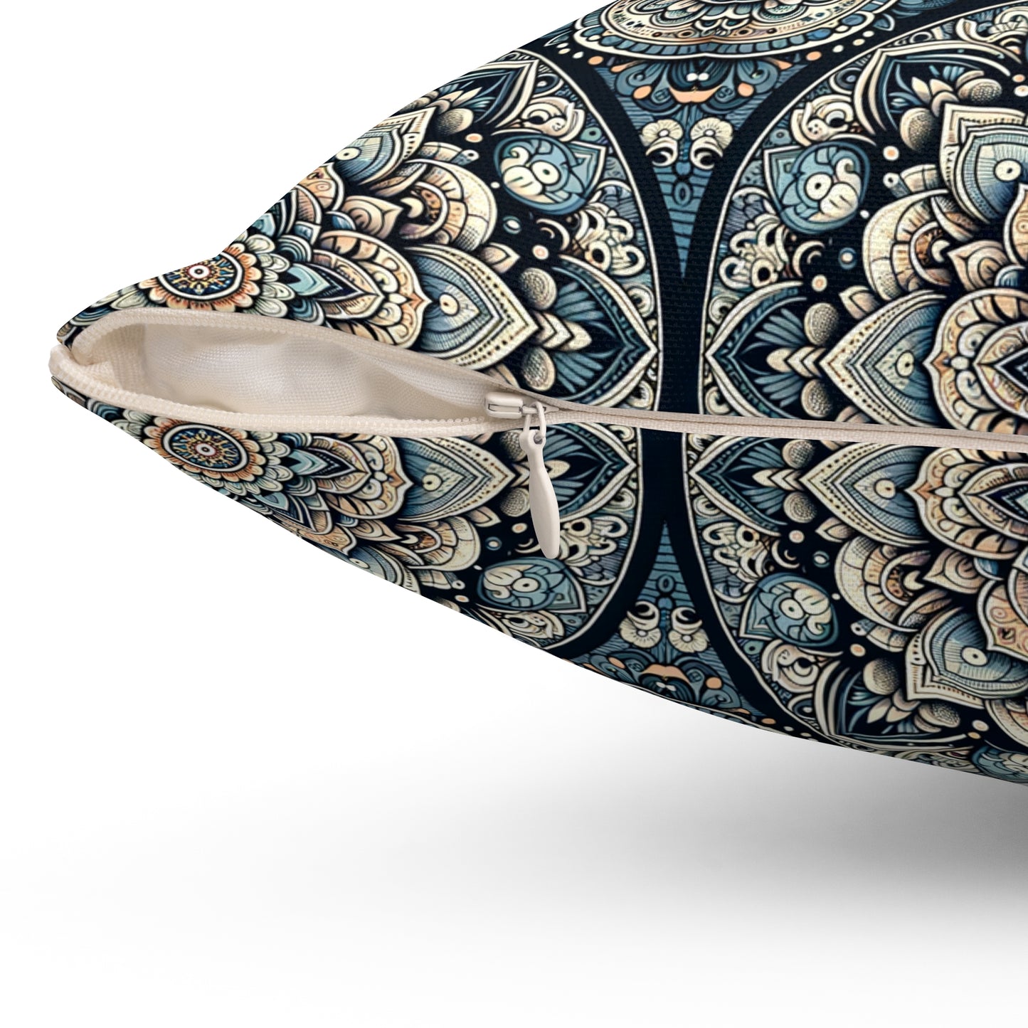 Serenity Mandala Square Pillow