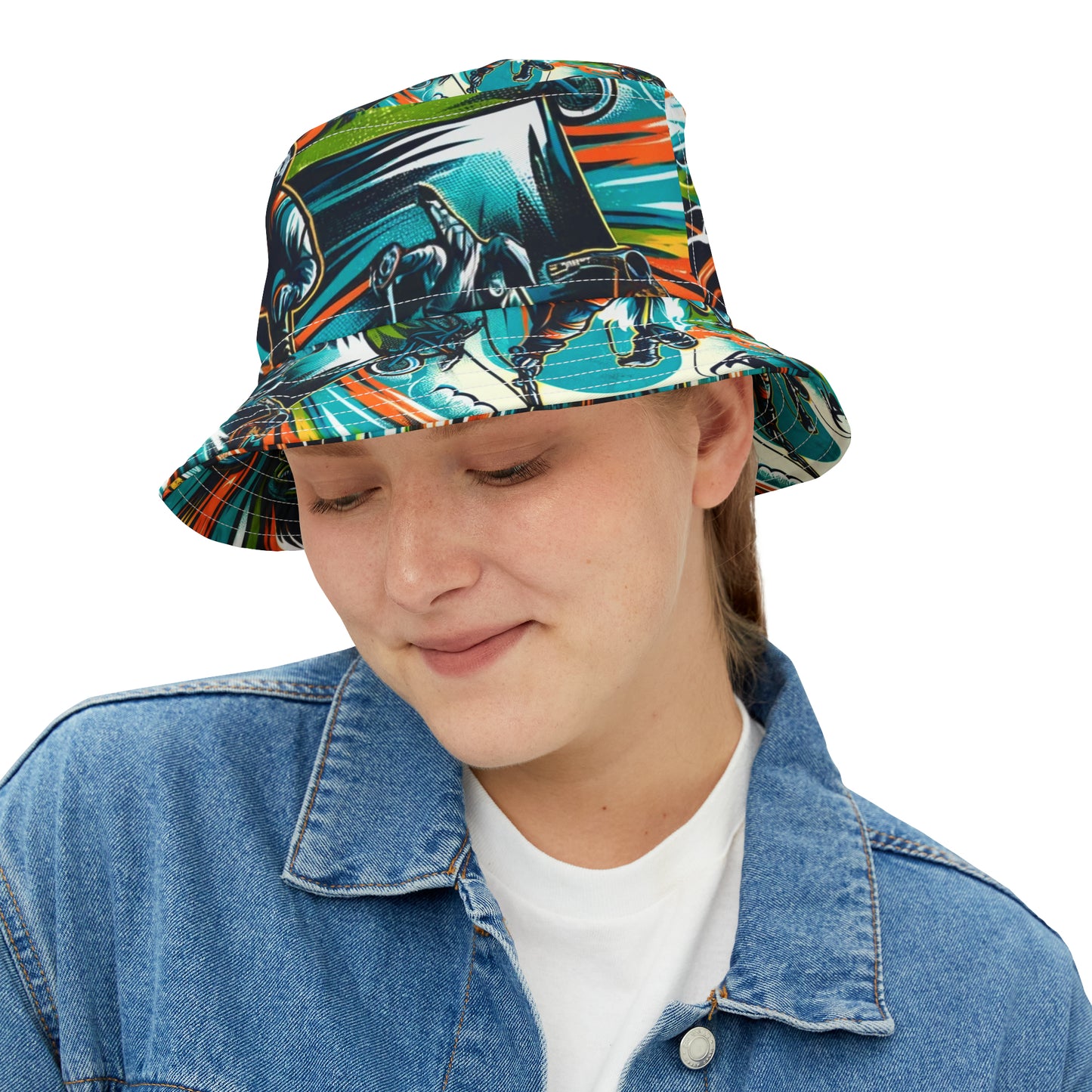 "Adrenaline Rush" Extreme Sports Bucket Hat