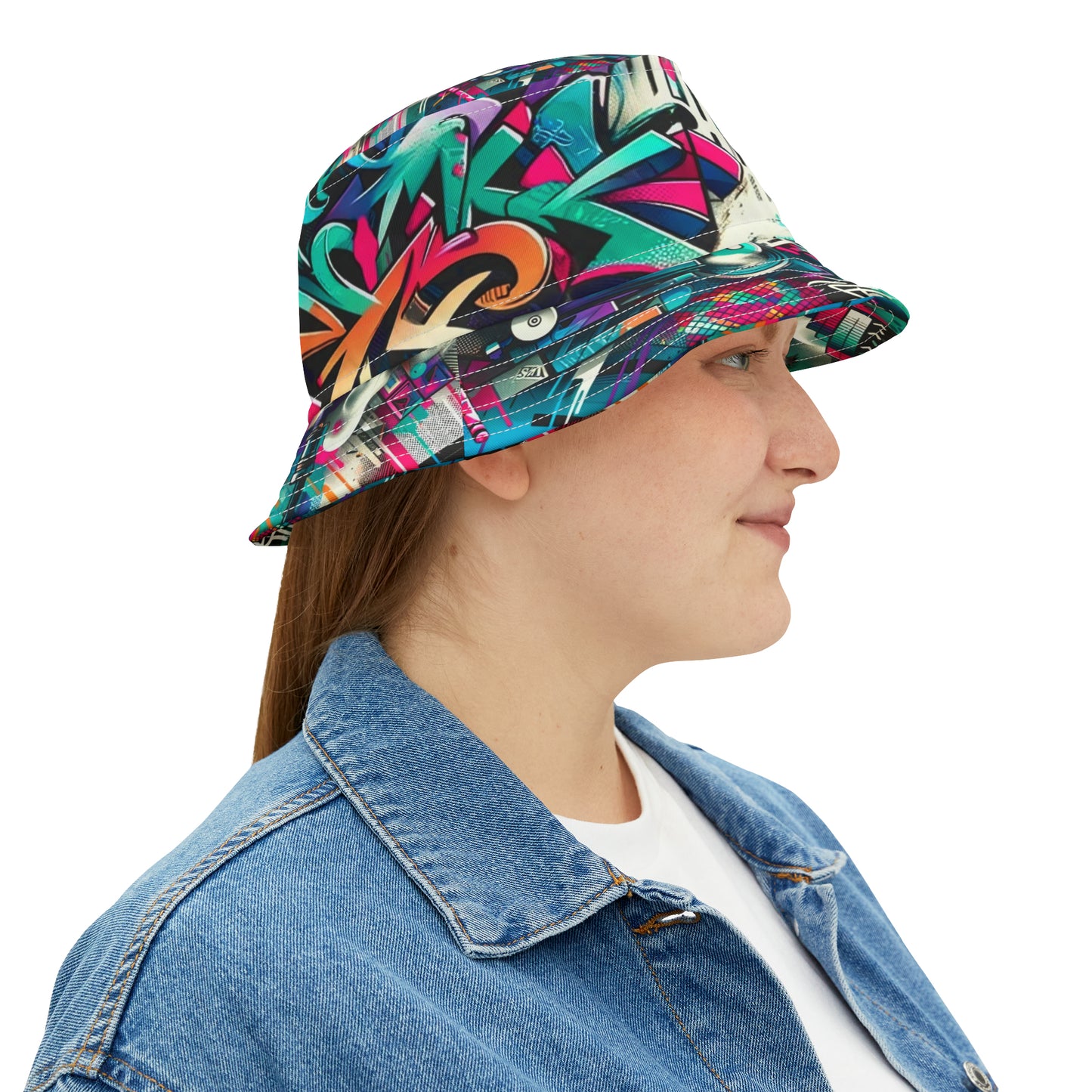 "Urban Graffiti" Street Art Inspired Bucket Hat