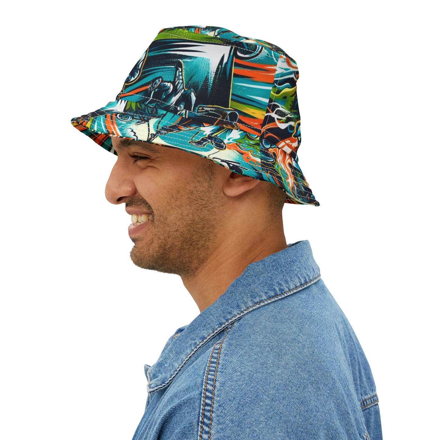 "Adrenaline Rush" Extreme Sports Bucket Hat