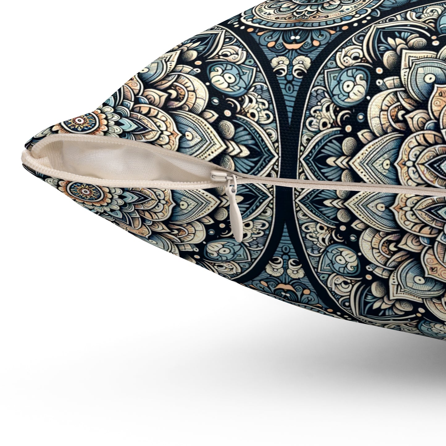 Serenity Mandala Square Pillow