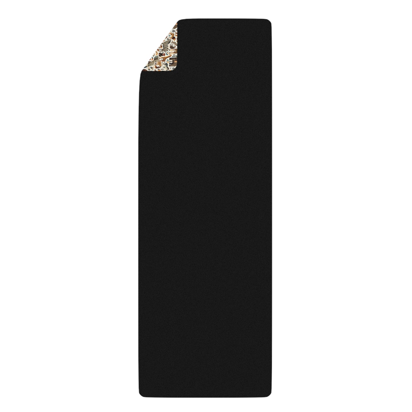 Safari Adventure Yoga Mat - Whimsical Animal-Inspired Microfiber Design
