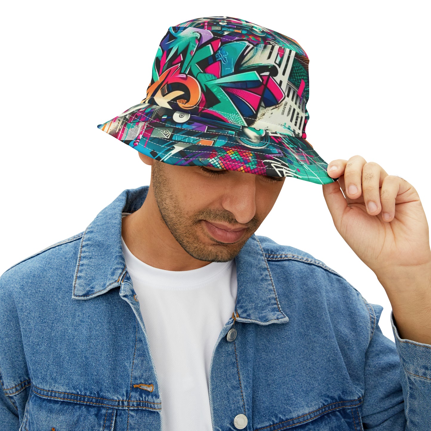 "Urban Graffiti" Street Art Inspired Bucket Hat