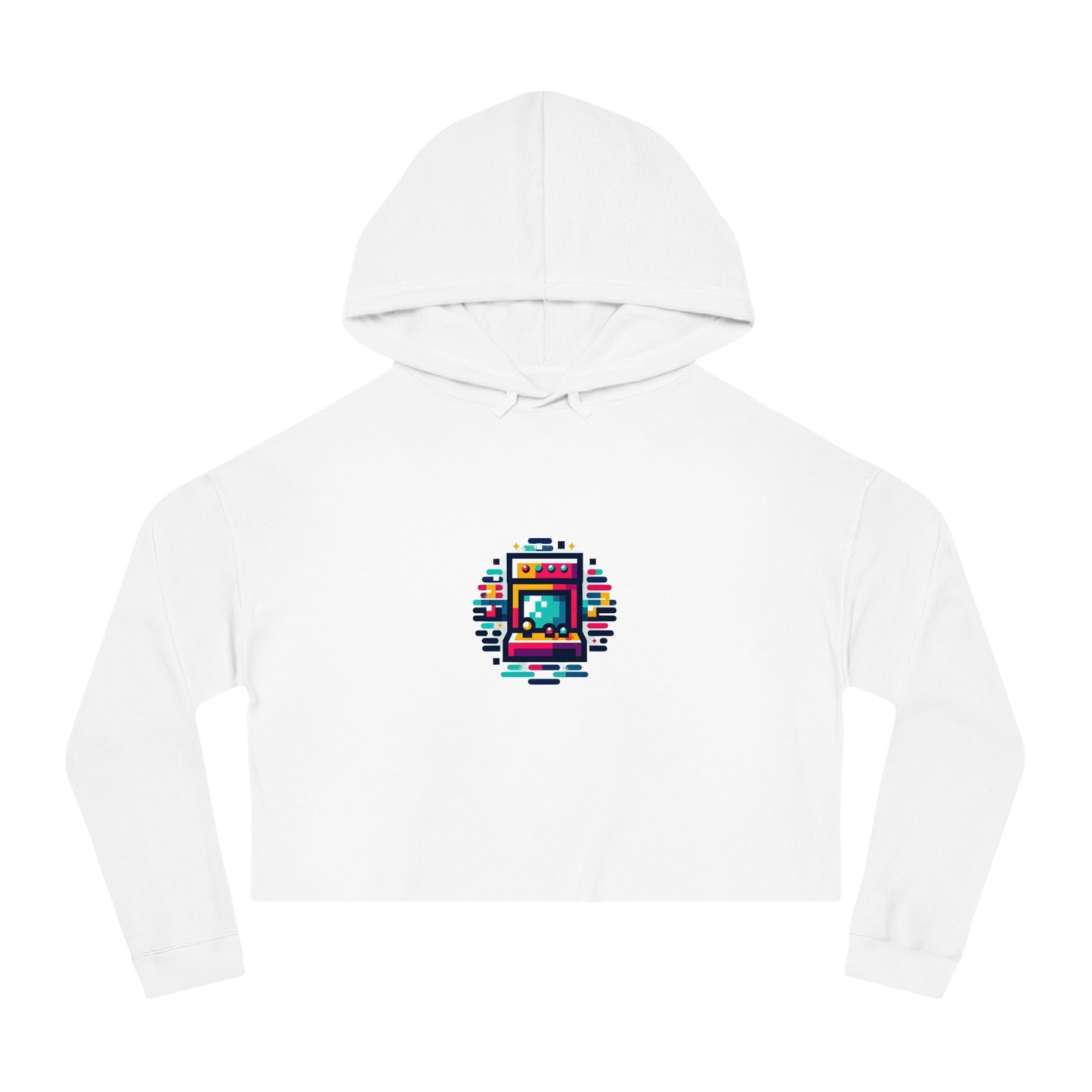 Pixel Playtime Hoodie - Vibrant Retro Arcade Design