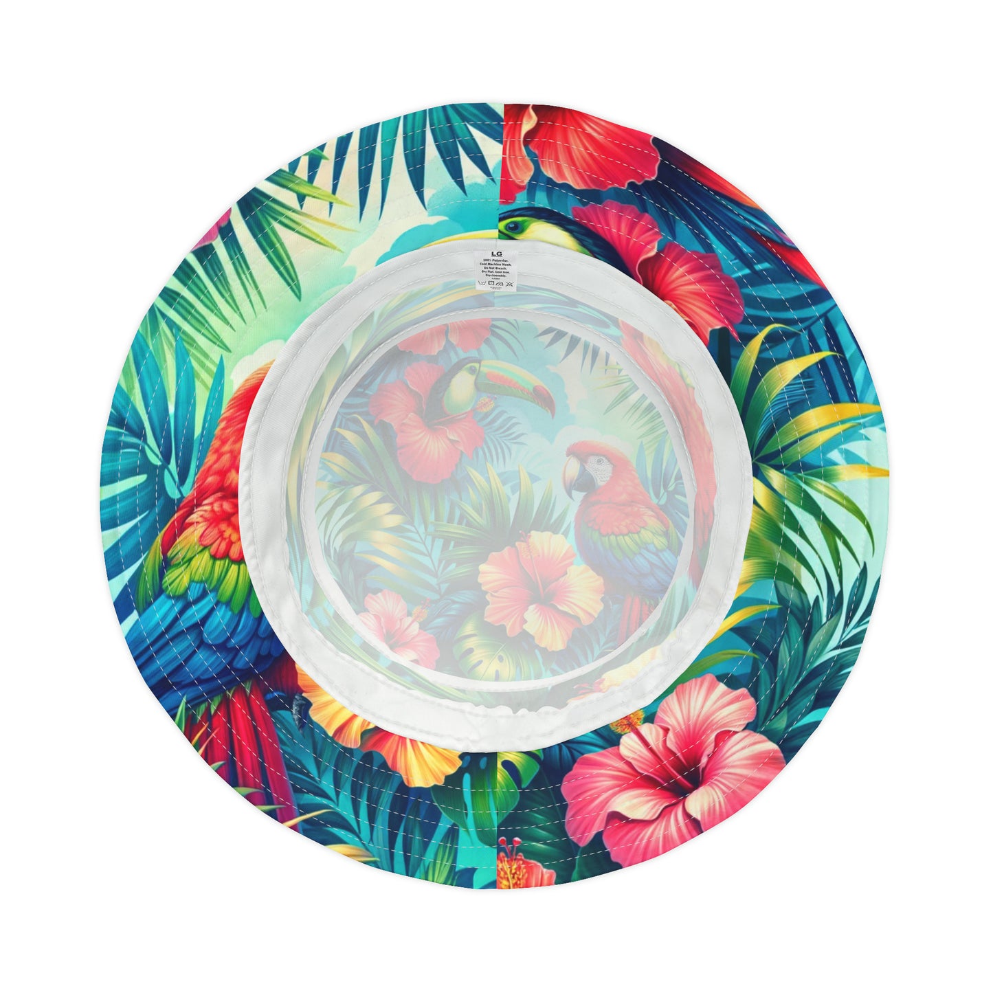 "Island Breeze" Tropical Paradise Bucket Hat