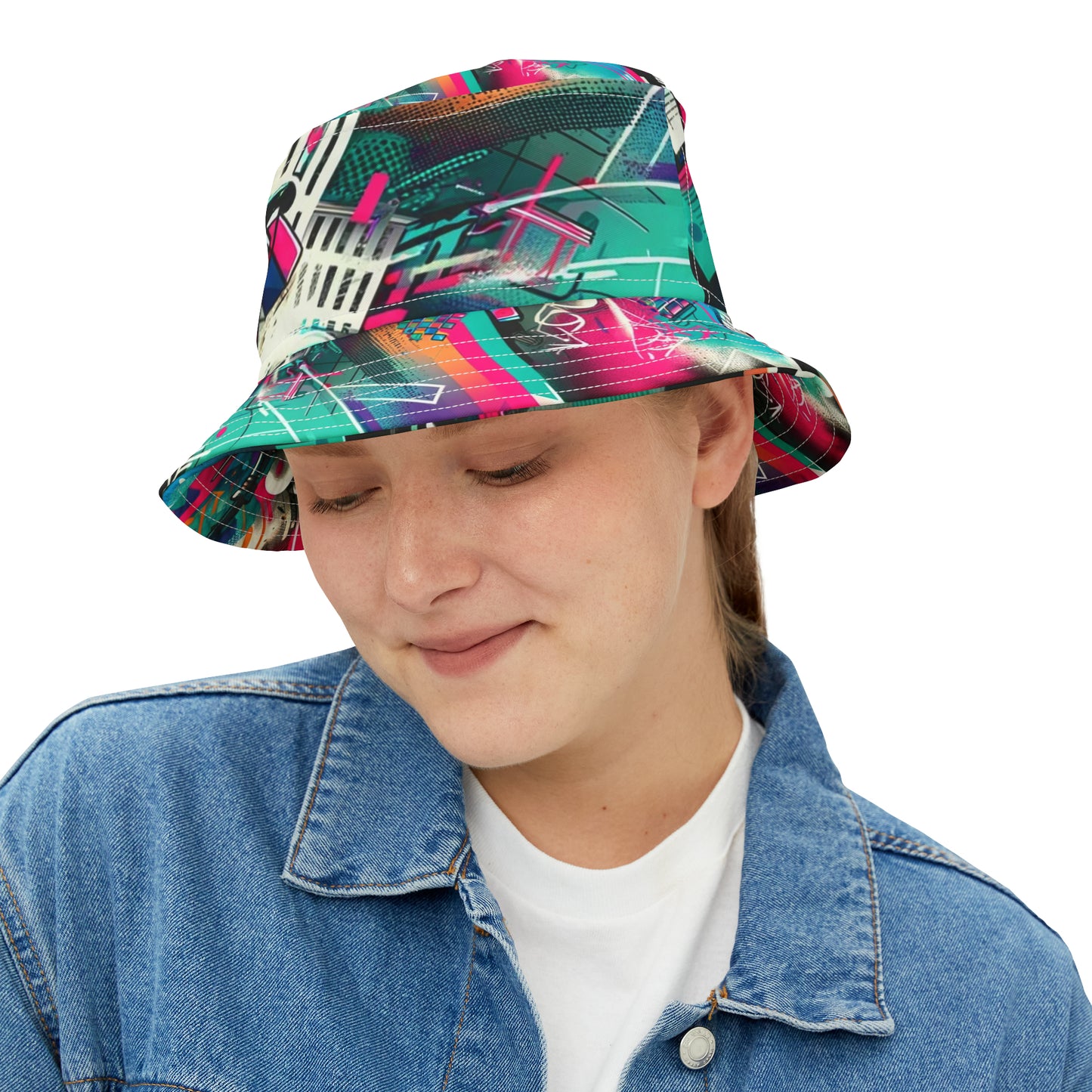 "Urban Graffiti" Street Art Inspired Bucket Hat