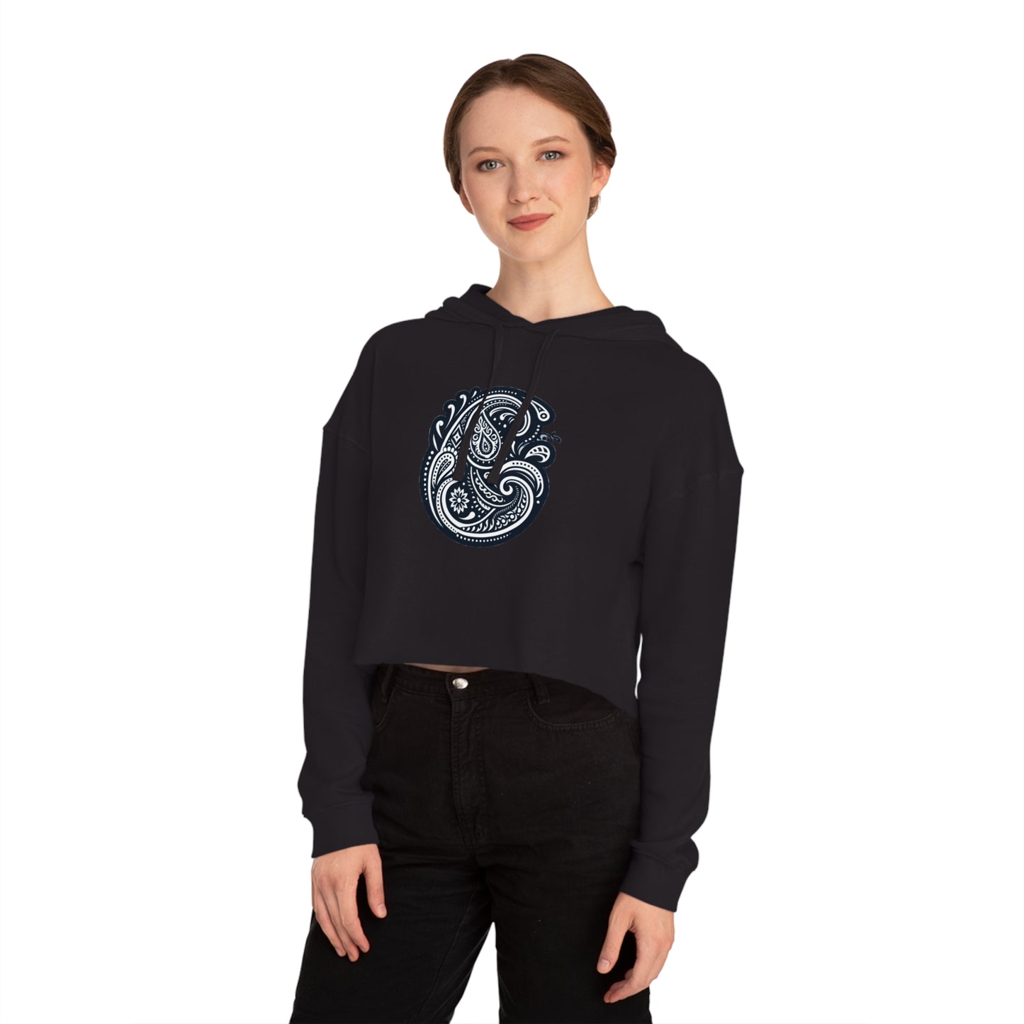 Elegant Paisley Essence Hoodie - Timeless Pattern Design
