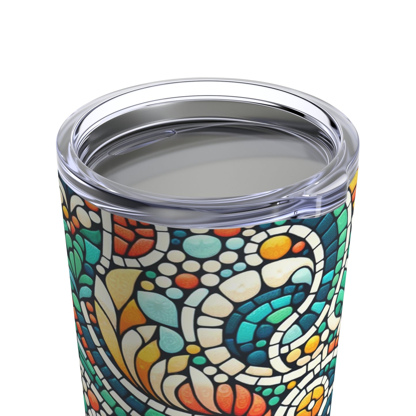 Artistic Mosaic 20oz Tumbler - Colorful Tile Design, Vibrant and Eclectic