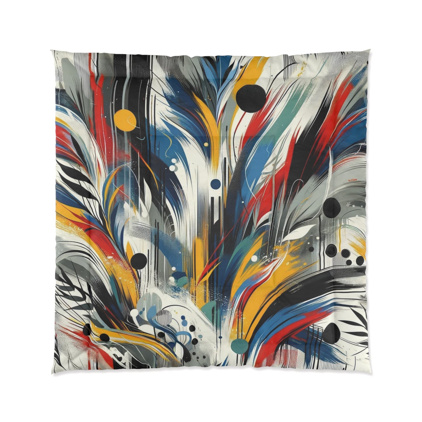 Abstract Expressionist Comforter
