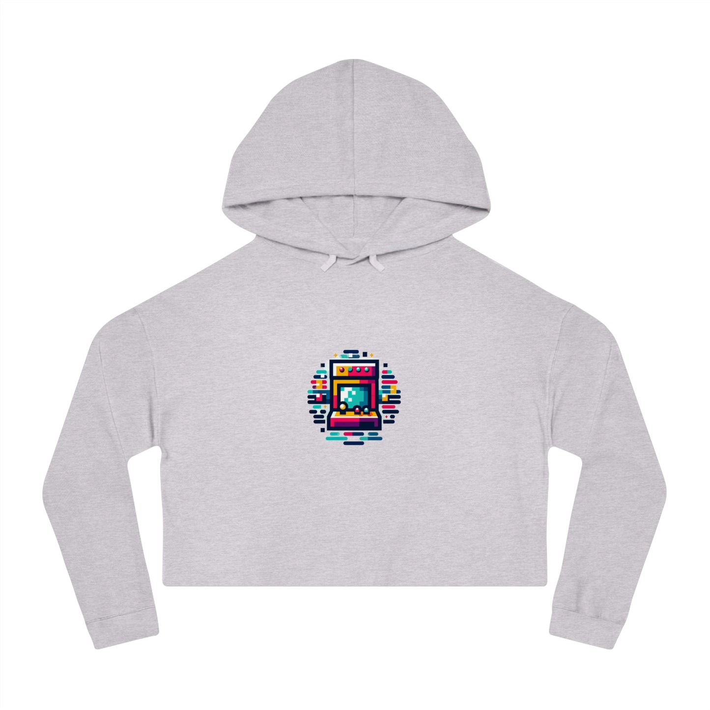 Pixel Playtime Hoodie - Vibrant Retro Arcade Design