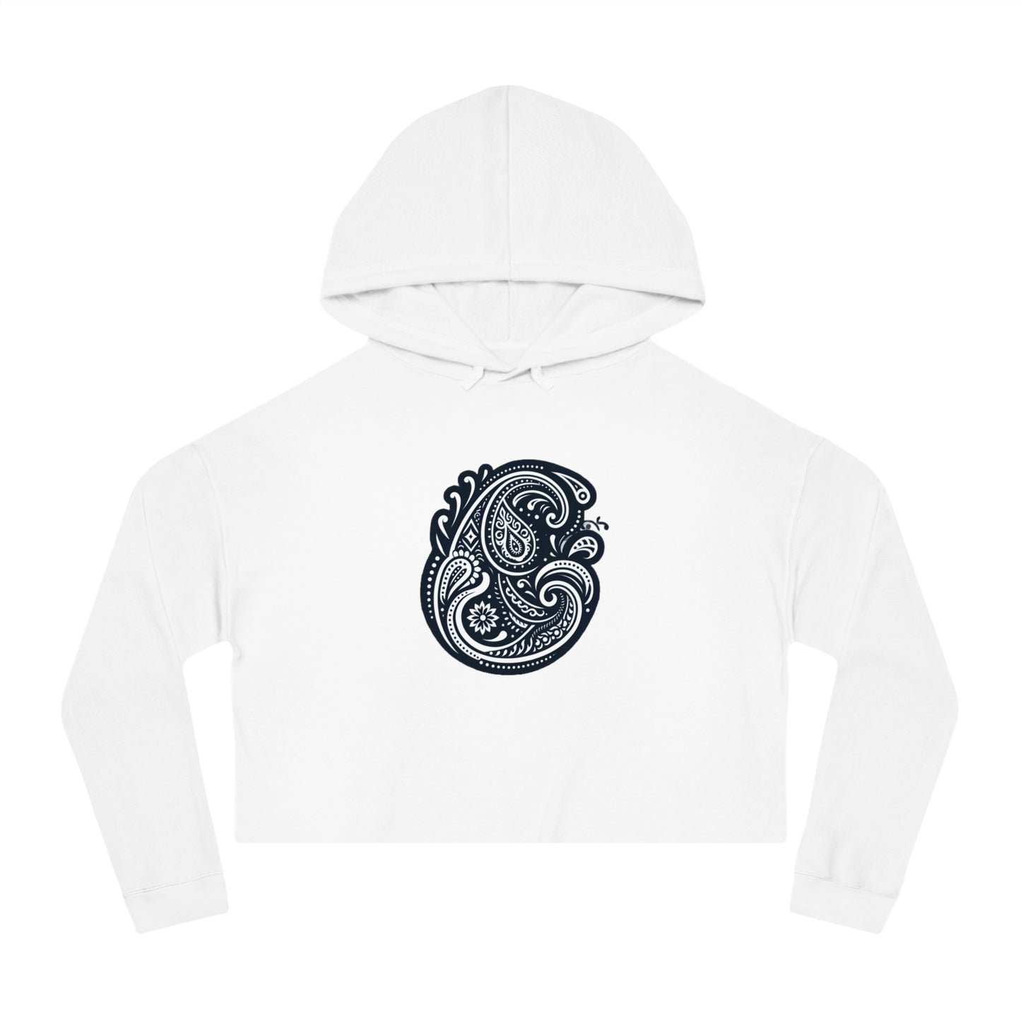 Elegant Paisley Essence Hoodie - Timeless Pattern Design
