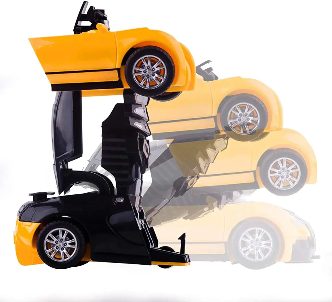 Transformation Mini 2 In 1 Car Robot Toy Anime Action Collision Transforming Model Deformation Vehicles Toy Gift for Children