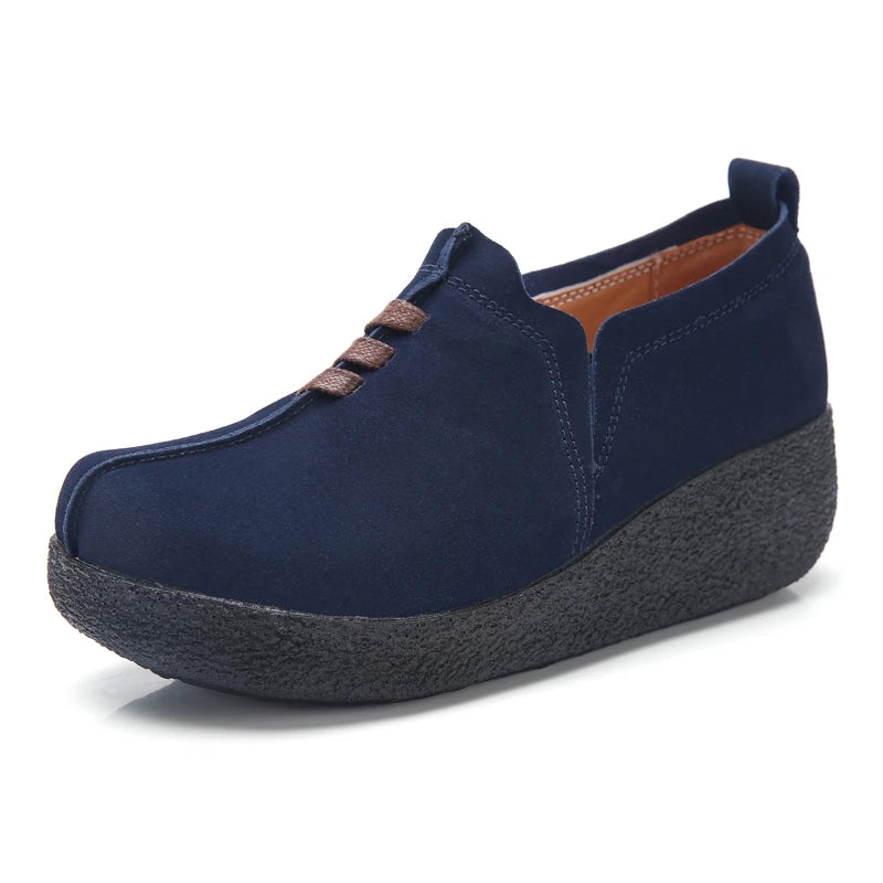 2023 New Women Creepers Shoes Sneakers Women Plus Size Ladies Platform Shoes Woman Flats Female Shoes Black Heels Plus Size