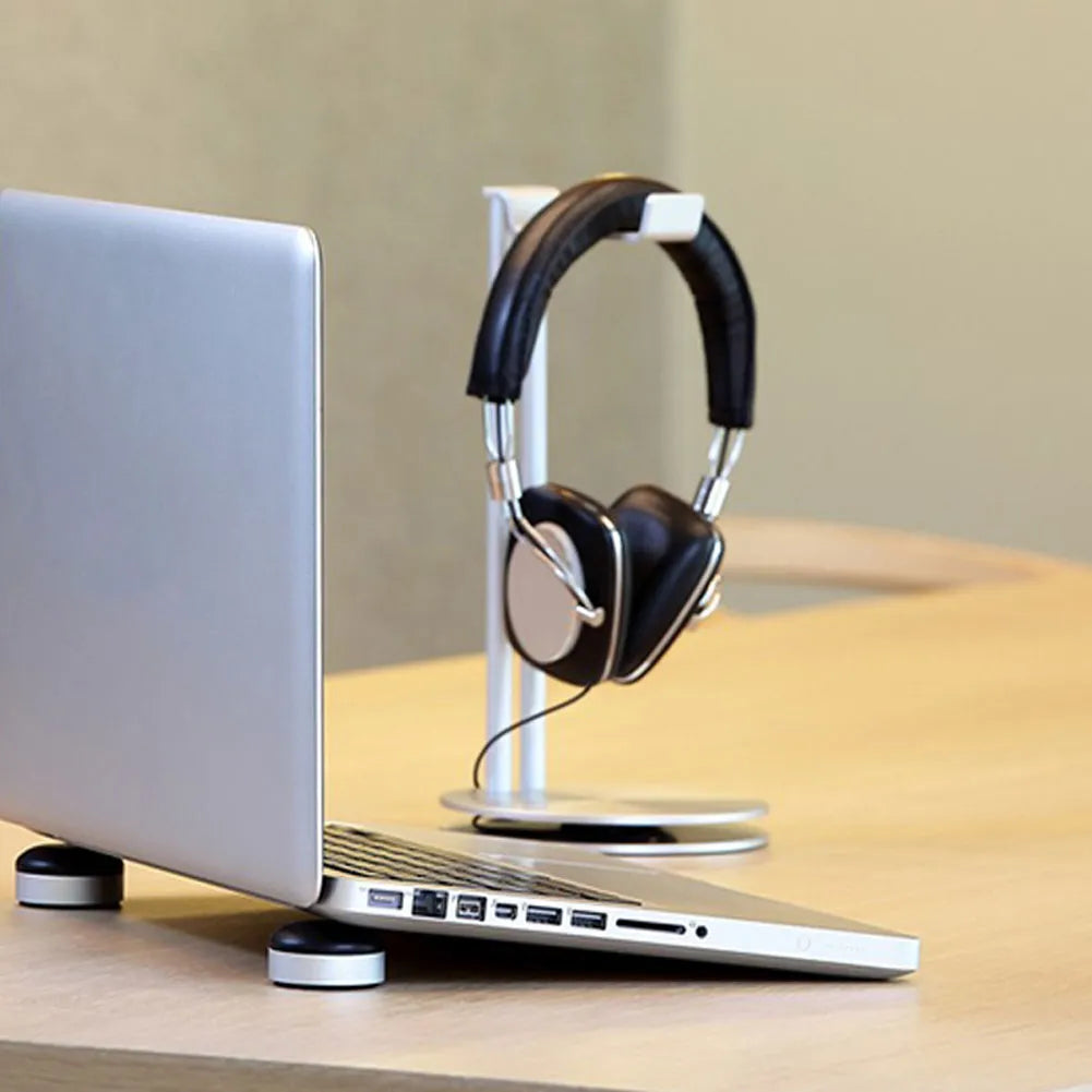 Fashion Universal Aluminum Desk Top Headset Holder Stand Bracket Headphone Display Rack Table Organizer