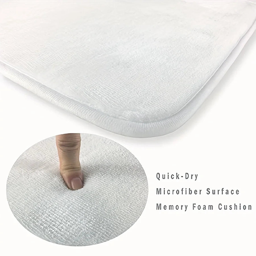 1 piece wood pattern kitchen rug, non-slip machine washable flannel floor mat, suitable for the kitchen at the entrance of the h