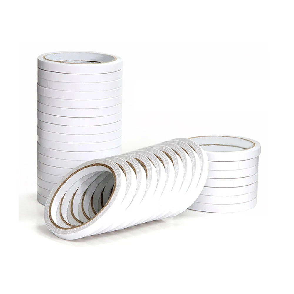 Double Faced Powerful Adhesive Tape Paper Double Sided Tape For Mounting Fixing Pad Sticky 10M/roll