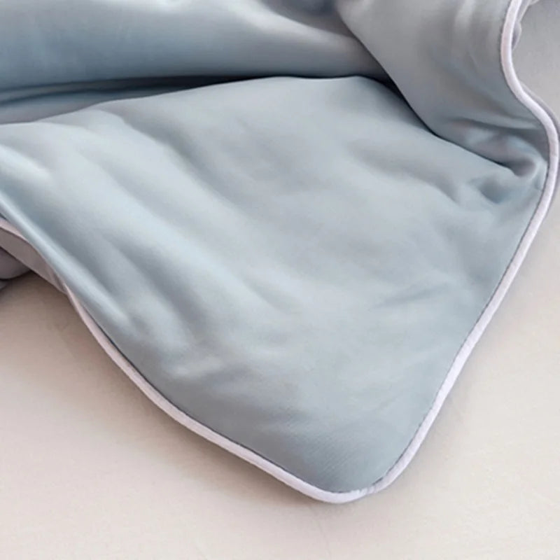 Summer Cooling Blanket Air Condition Quilt Smooth Breathable Lightweight Comforter Throw Blanket Office for Bed Double Side Cold