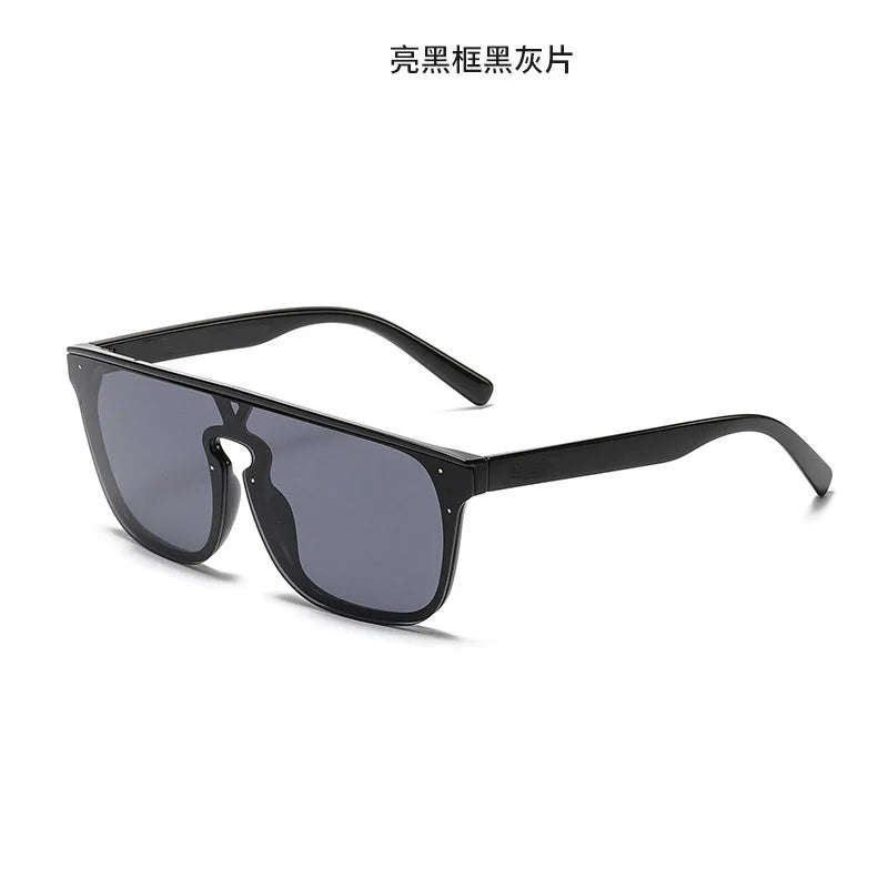 In 2023, the new European and American fashion ms oval sunglasses high quality men's sunglasses