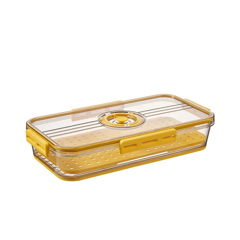 Food Organizer Kitchen Storage Container Seal Stable Cans for Fridge High-capacity Fresh Eggs Vegetable Fruit Storage Boxes