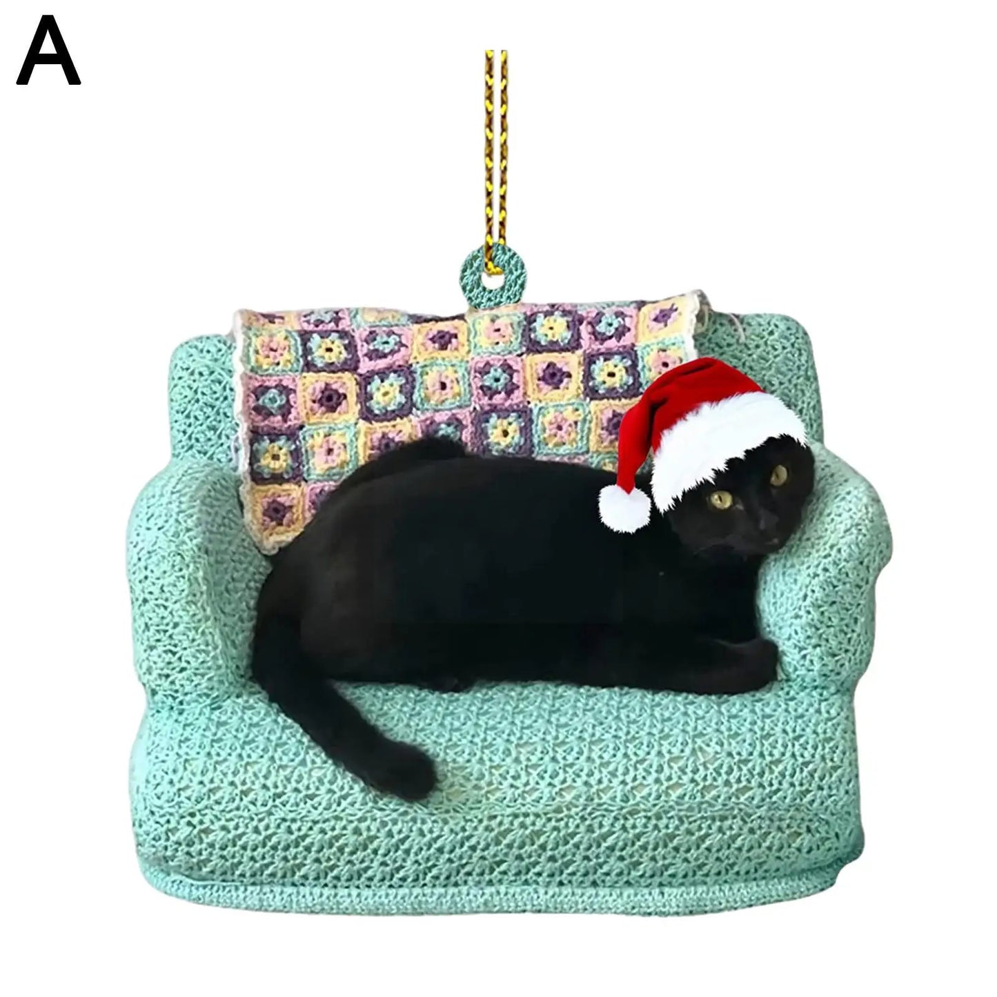 Xmas Black Cat Pendant 2022 Christmas Party Decoration Christmas New Ornaments Tree Gifts Hanging Decorations Pc 2023 1 Yea K8F0