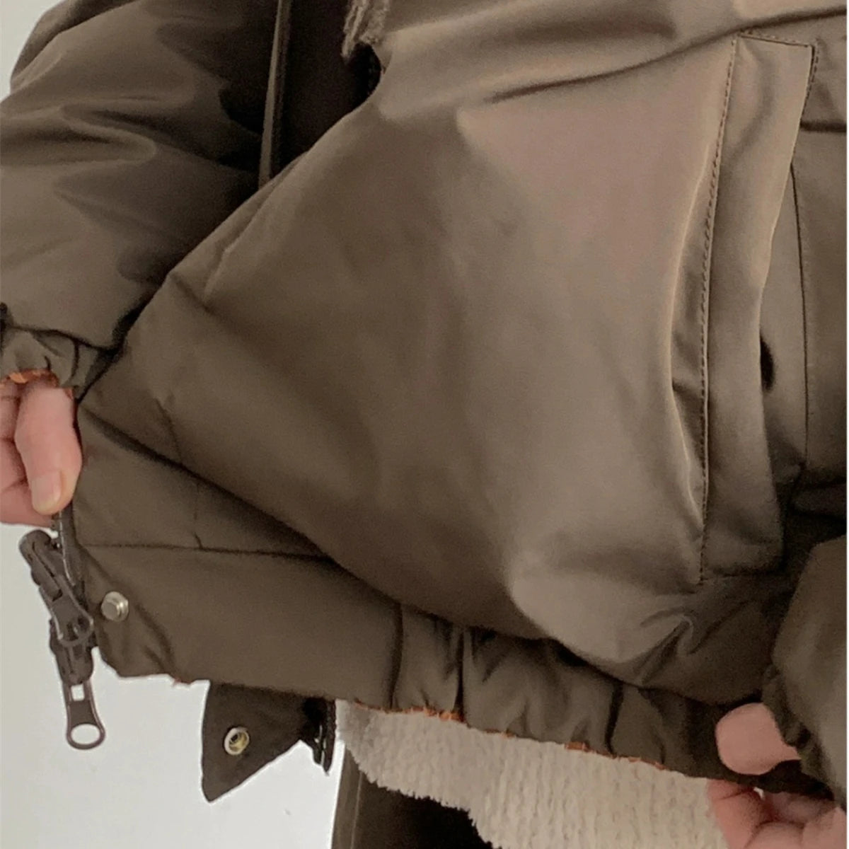 Winter Korean Fashion Reversible Padding Down Jacket For Men Clothing Streetwear Puffer Jacket Male Harajuku Casual Thick Coat