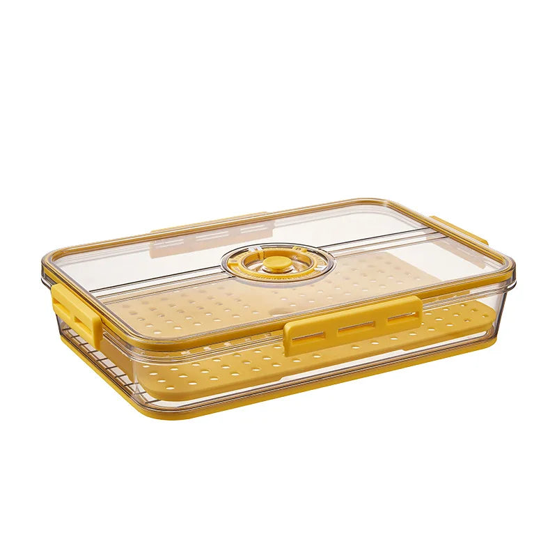 Food Organizer Kitchen Storage Container Seal Stable Cans for Fridge High-capacity Fresh Eggs Vegetable Fruit Storage Boxes