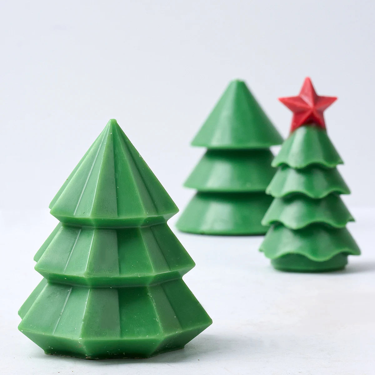 New Wool Scarf Snowman Resin Mold 3D Christmas Tree Candle Silicone Mould Cake Baking Tools DIY Crafts Party Decor Making Tools