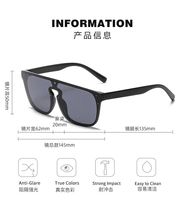 In 2023, the new European and American fashion ms oval sunglasses high quality men's sunglasses