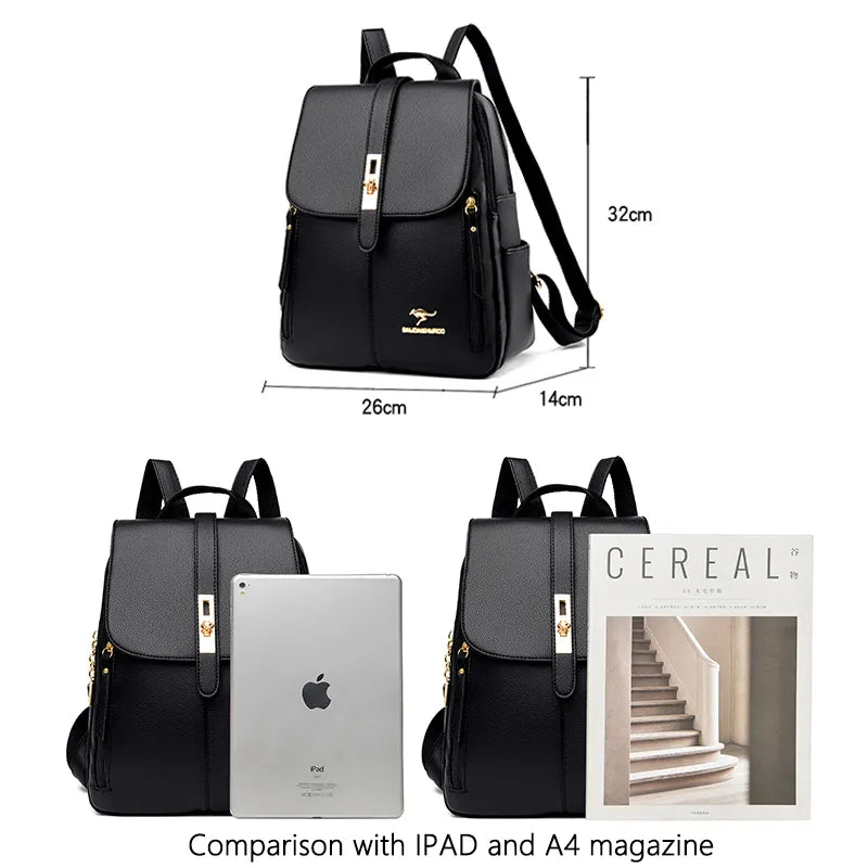 Unique Exclusive Exclusive Luxury Women Leather Backpacks for Girls Sa