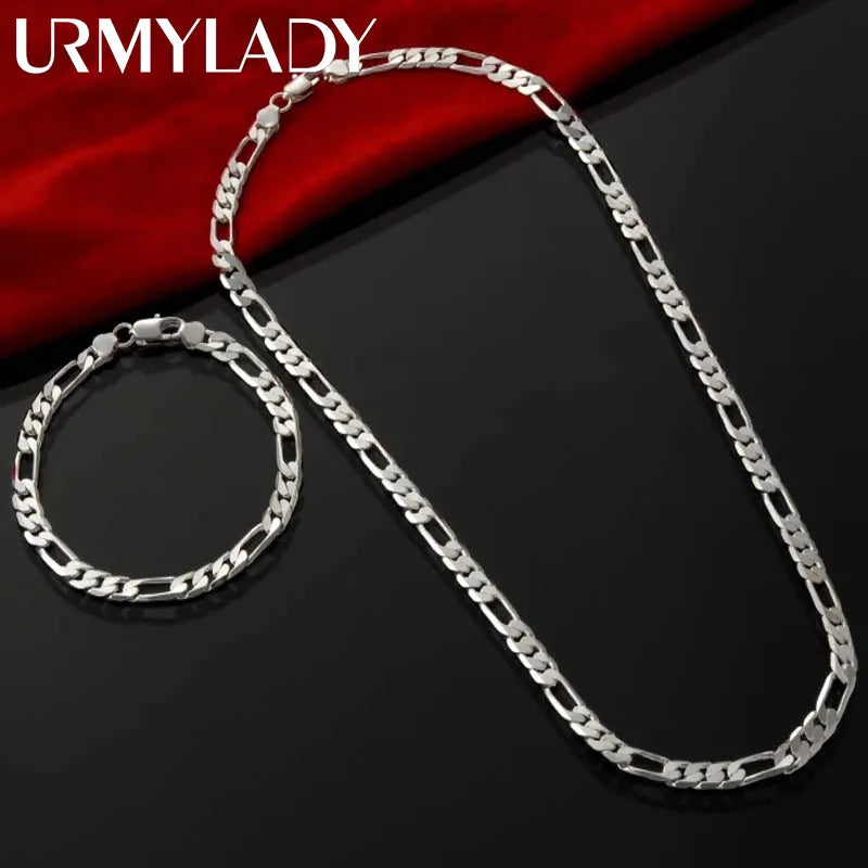 Exclusive Noble new arrive Genuine Elegant 925 sterling silver 4MM cha