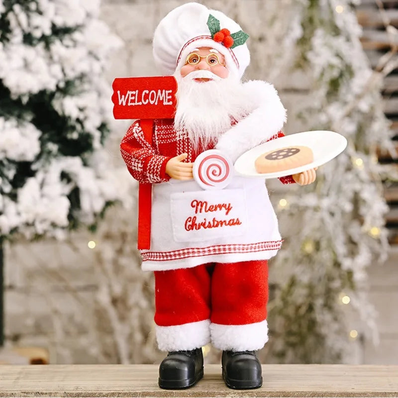 New Big Santa Claus Doll Children Xmas Gift Christmas Tree Decorations Home Wedding Party Supplies Plush Ornaments