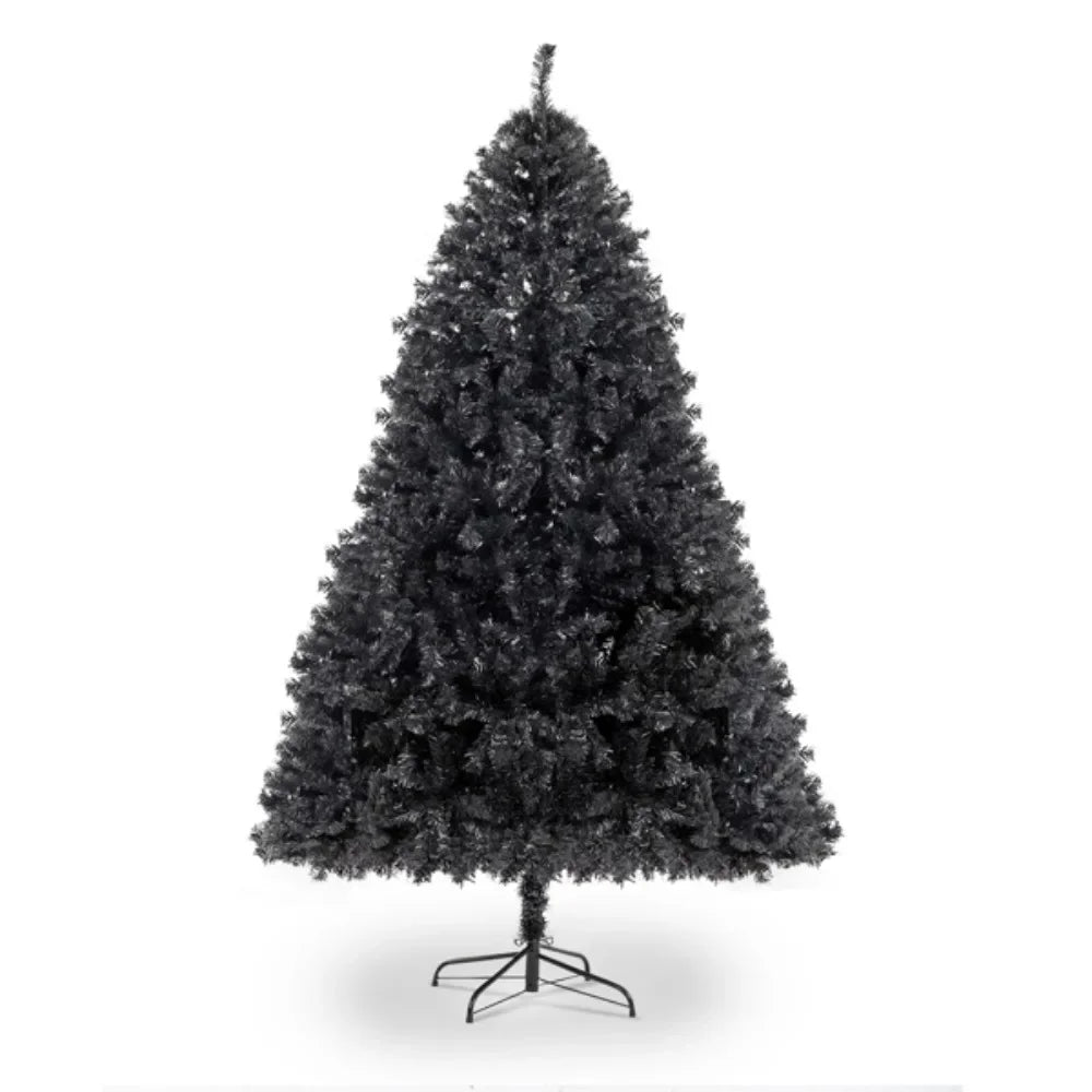 Black 1150 Branches The leaves are made of flame retardant PVC material, which is durable and not easy to deform Christmas tree