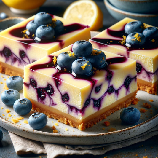 Lemon Blueberry Cheesecake Bars